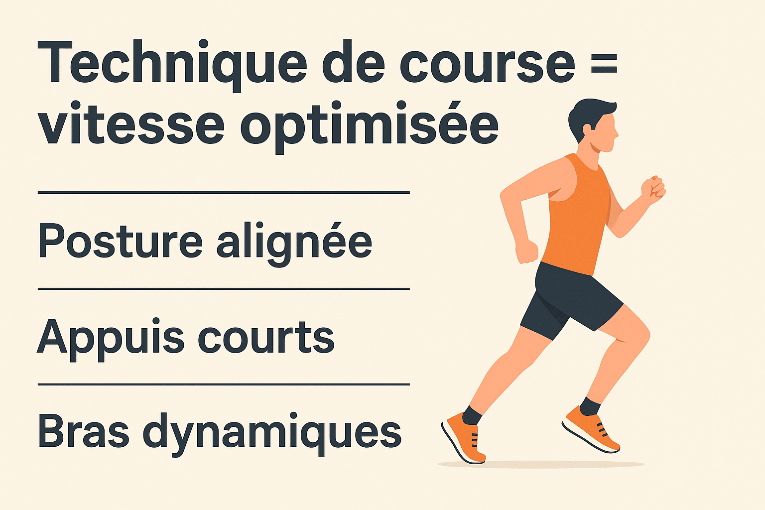 Technique course à pied