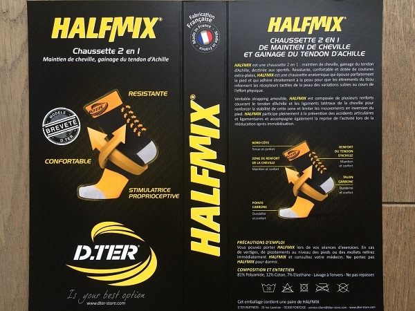 Test chaussettes running D.Ter Halfmix