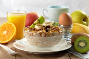 petit déjeuner de sportif