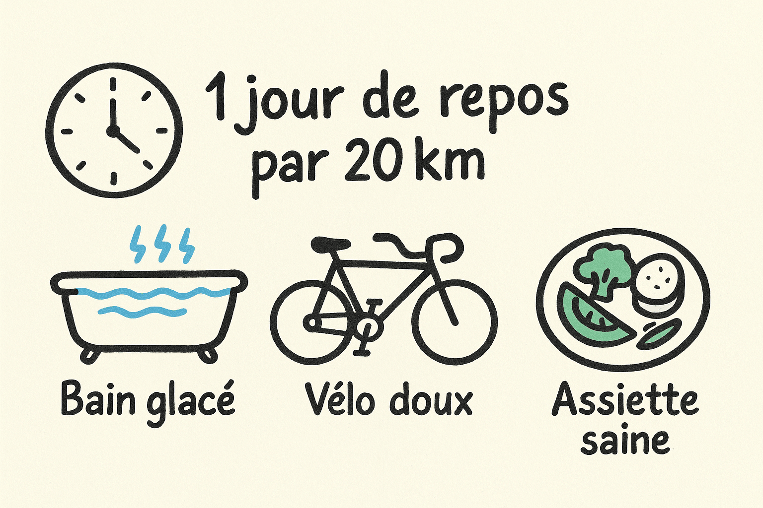 Récupération après trail