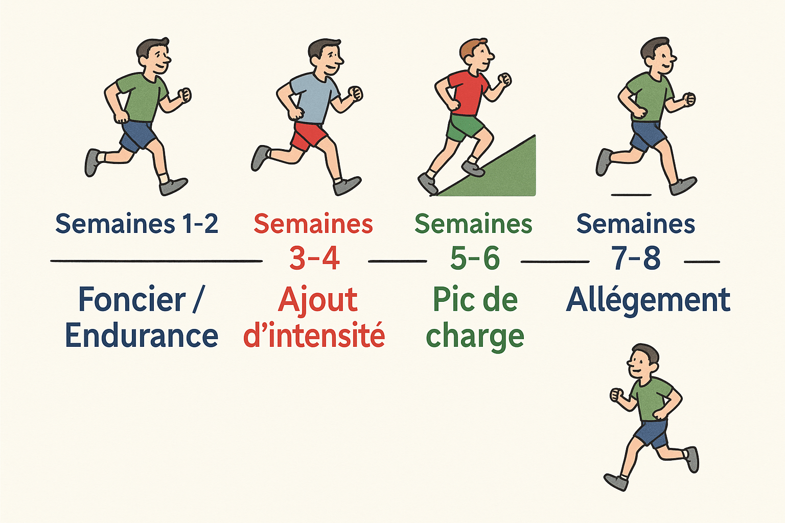 plan de 8 semaines pour progresser en trail