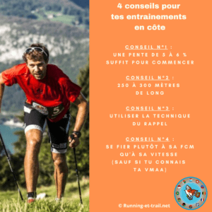 4 conseils entrainements en côtes, course à pied, fractionné en côte, séances de côtes, 10 km, ultra trail, faux plat, courir en côte, chaque foulée d'une séance