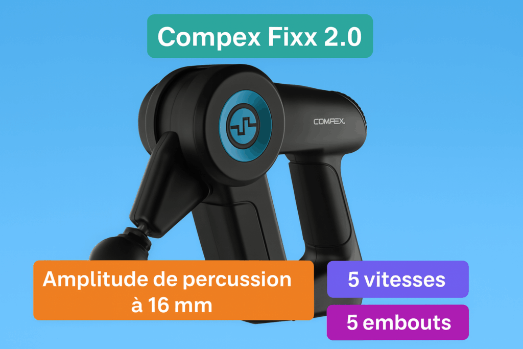 Pourquoi choisir le pistolet Compex Fixx 2.0