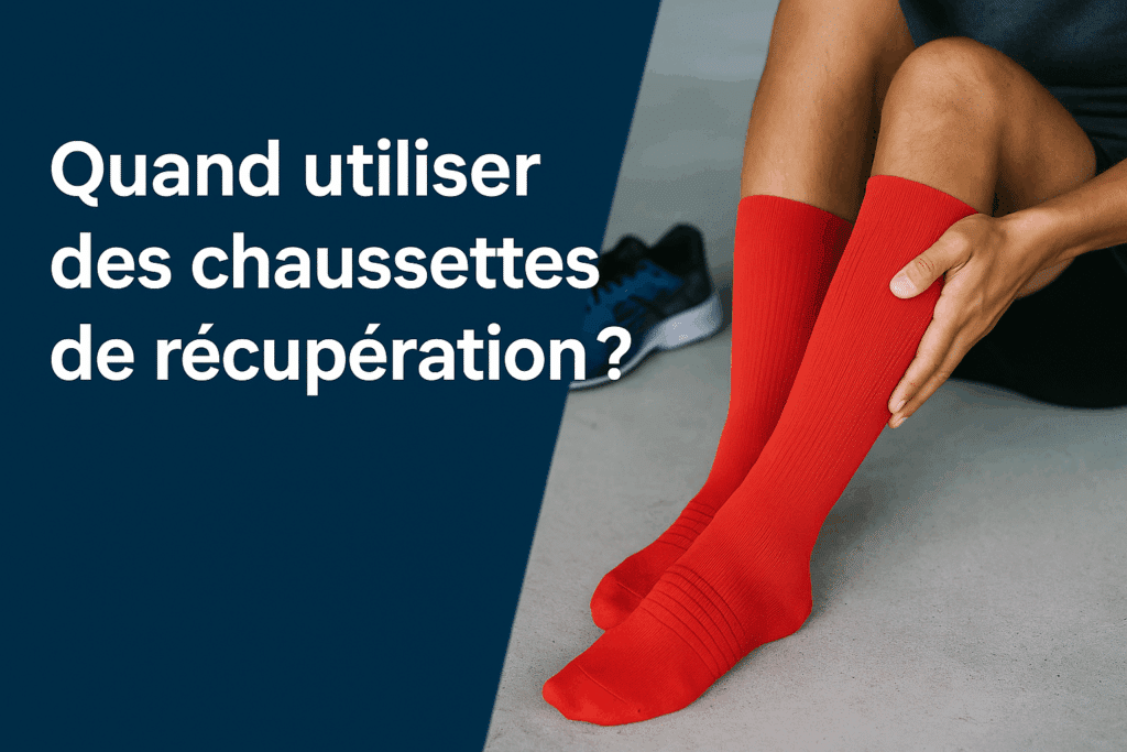 Quand porter des chaussettes de récupération
