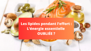 Lipides pendant un effort