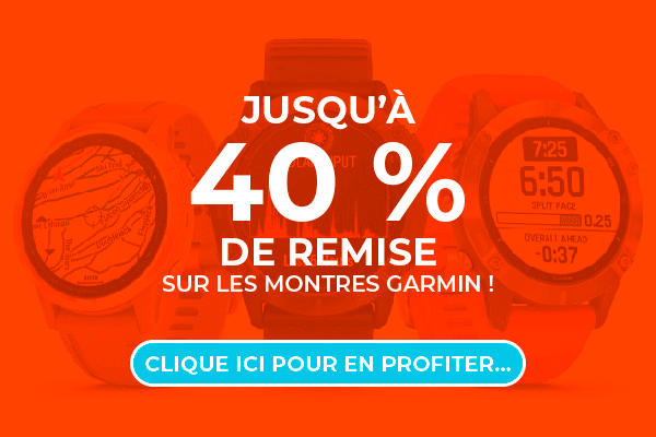 La gamme des montres Garmin moins chère