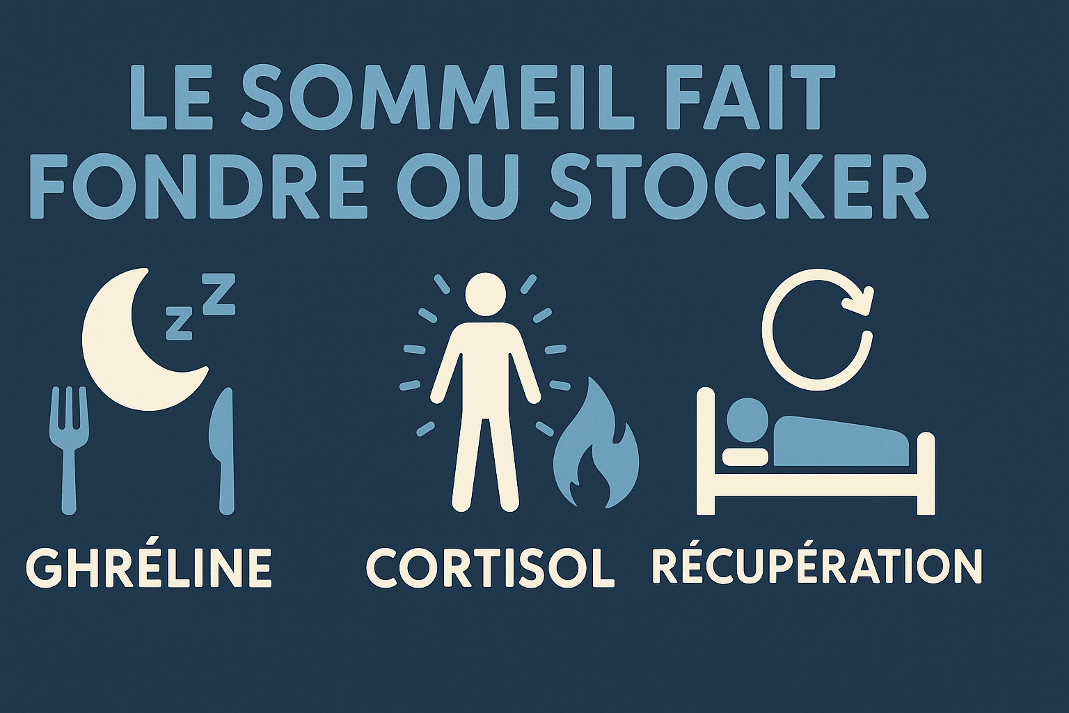 Rôle du sommeil dans la perte de poids après 40 ans