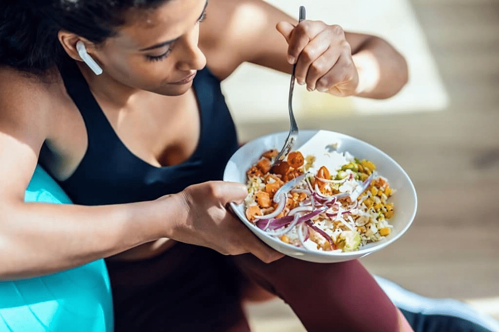 Manger ou être à jeun avant un exercice ou une séance de sport, source de nutriments et lipides et acides aminés avant les séances ou pendant l’effort, faire un effort lors d’une séance de sport