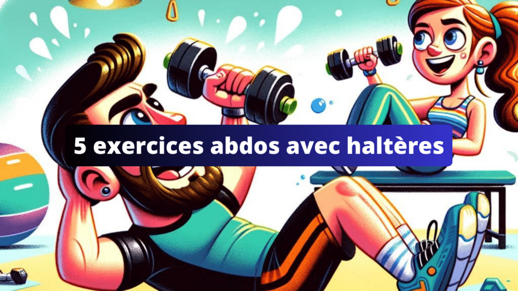 Exercice abdo haltère