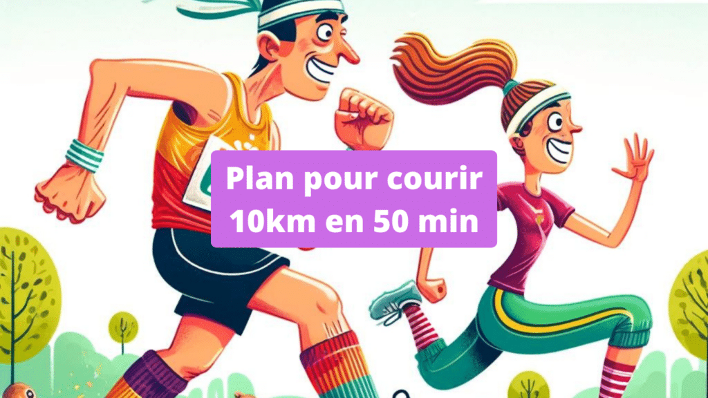 Courir 10km en 50 min