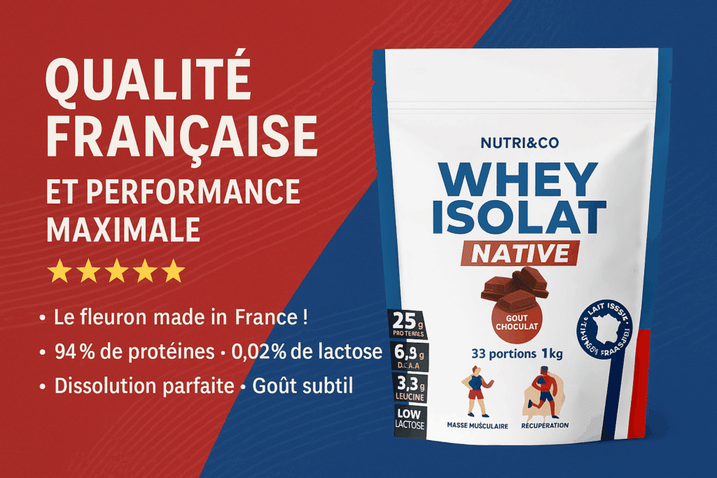 Whey Isolate Native Nutri&Co – protéine française haut de gamme