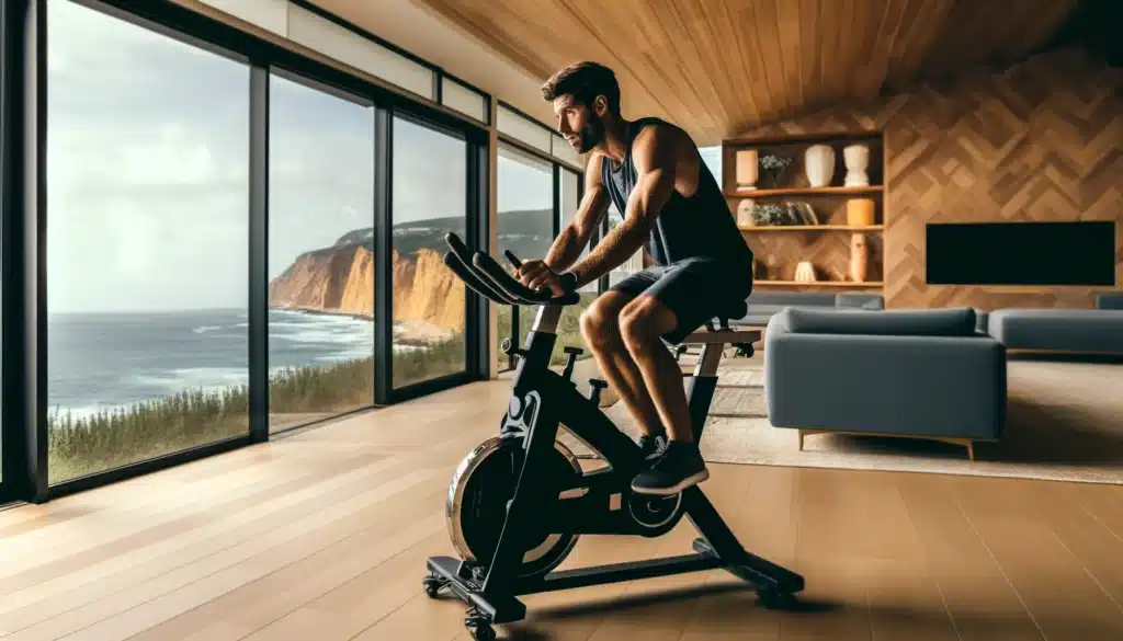 hauteur et en profondeur du vélo d'appartement, choix d'un vélo avec écran lcd pour perdre du poids et remise en forme