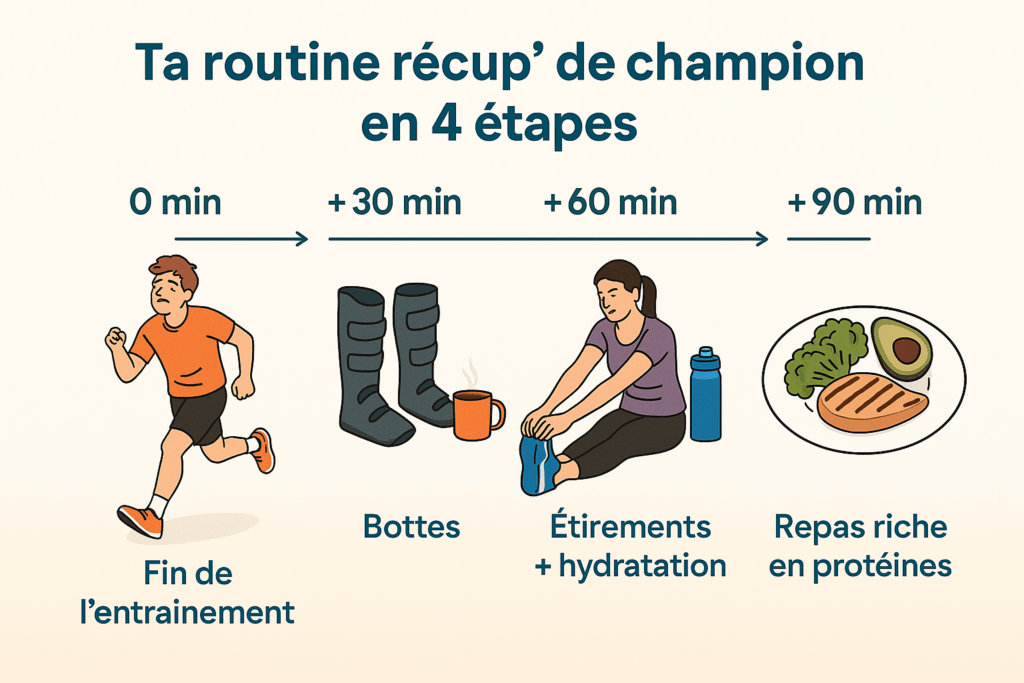 Comment bien récupérer avec des bottes de pressothérapie