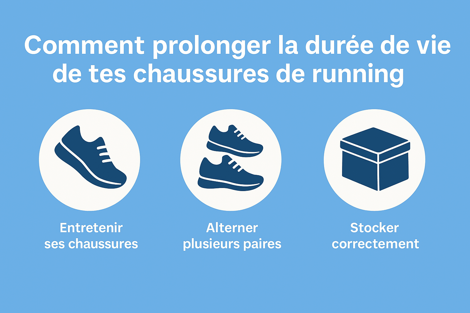 Comment prolonger la durée de vie des chaussures de running