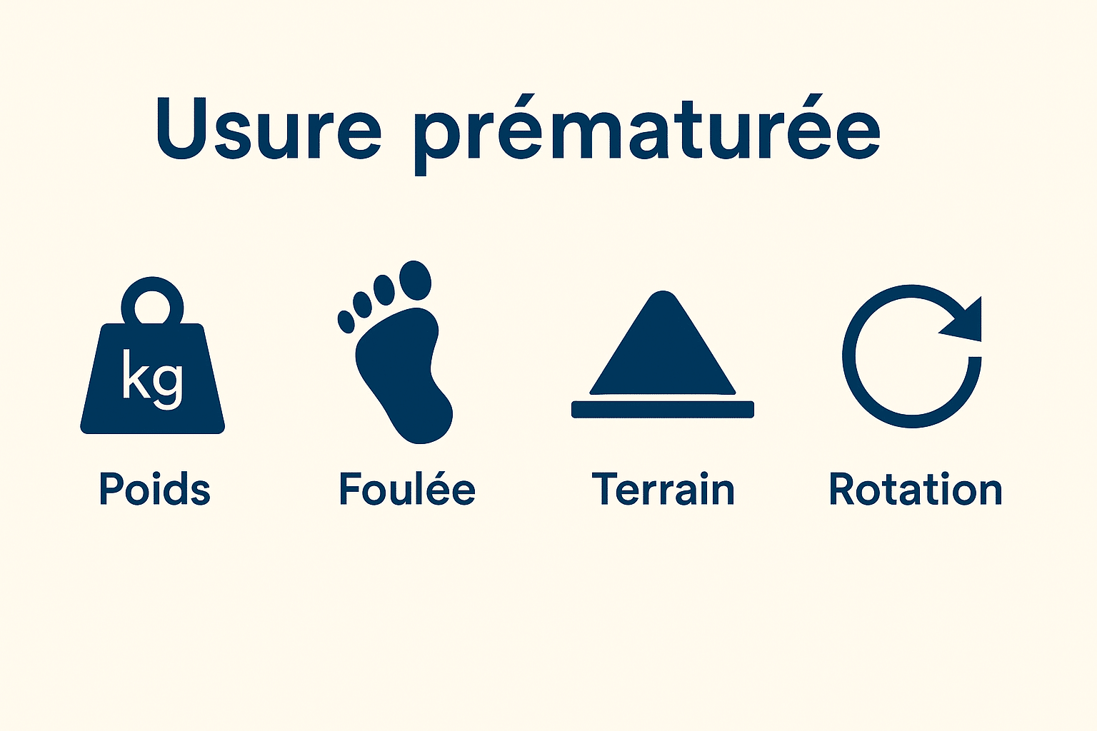 Usure chaussures runnning