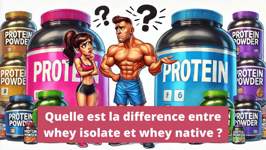 Quelle est la difference entre whey isolate et whey native