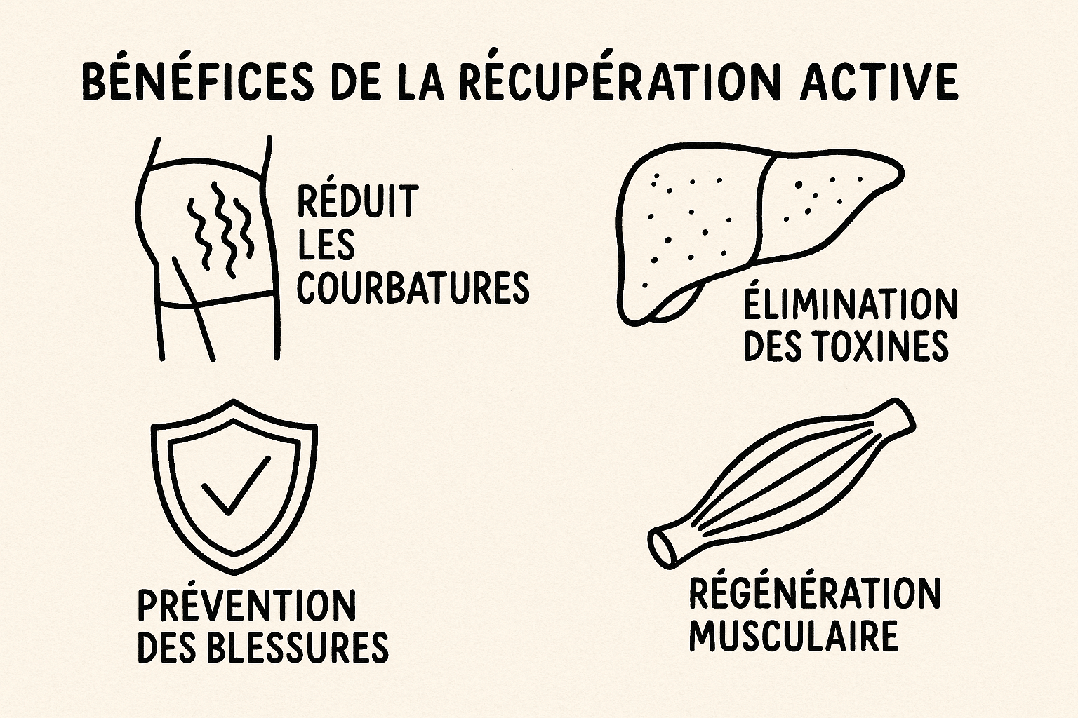 Bénéfices de la récupération active en course à pied