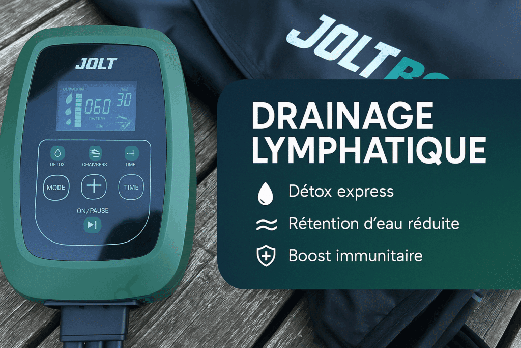 Drainage lymphatique avec les bottes Jolt