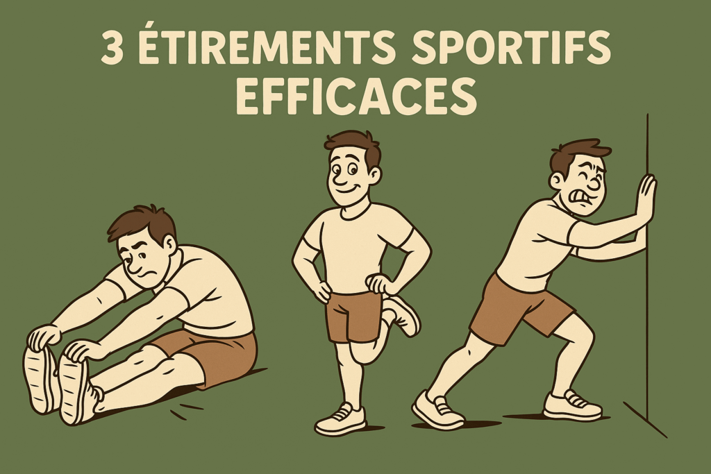 3 étirements sportifs efficaces