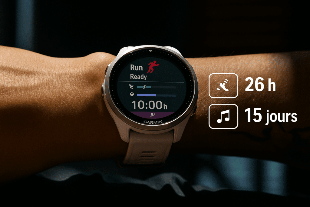Autonomie Garmin 970