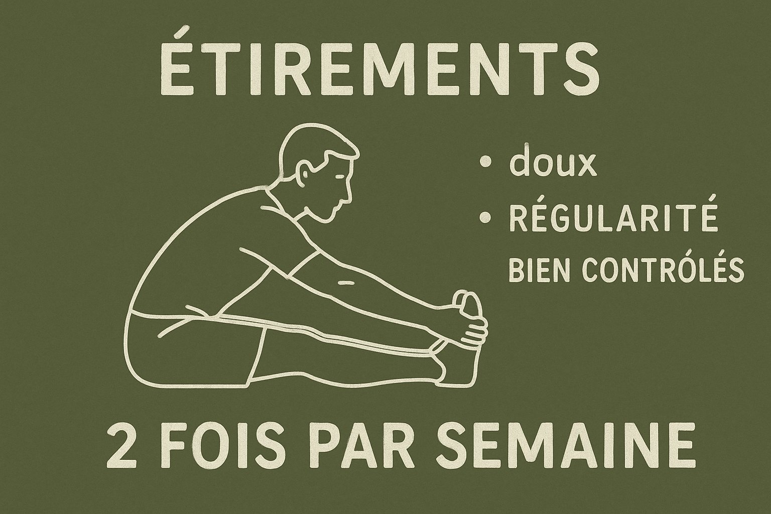 Commencer les étirements sportifs