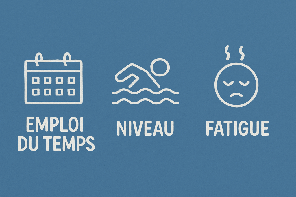 Emploi du temps pour entrainement triathlon M