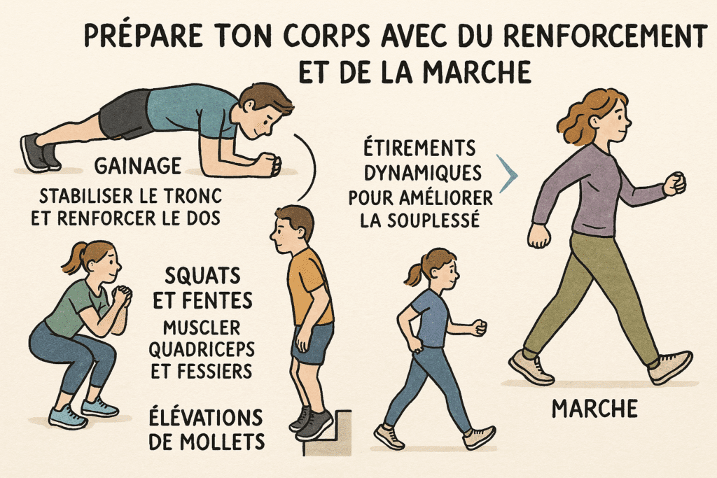 Faire du renforcement au moment de reprendre course à pied