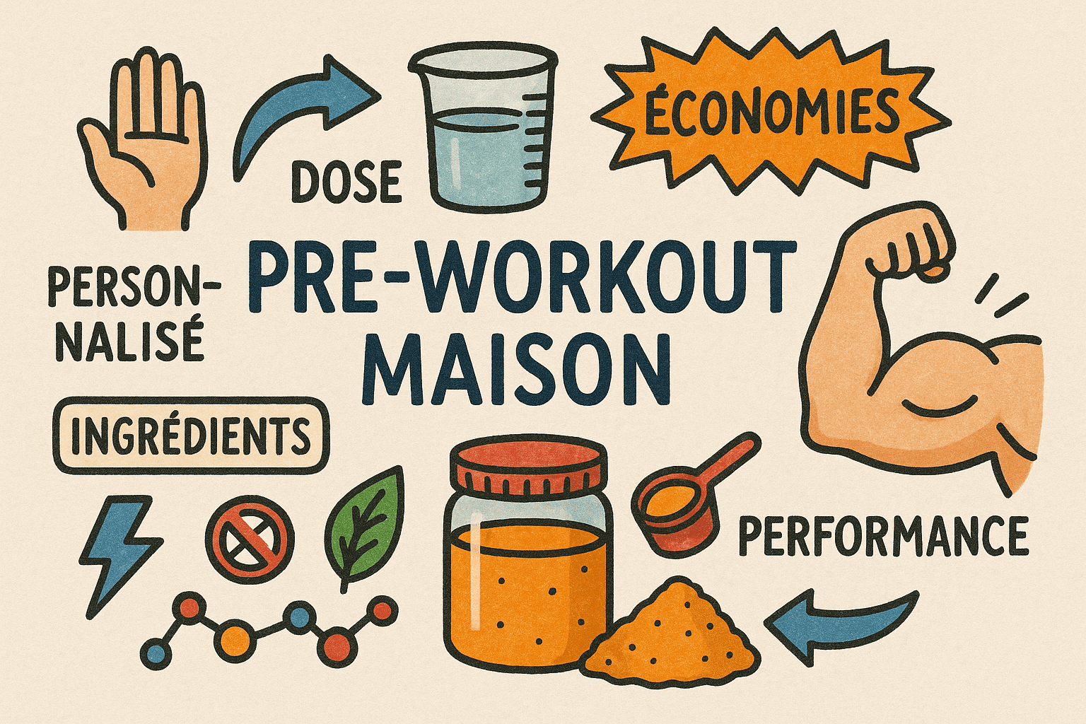 Pourquoi créer son pré-workout maison
