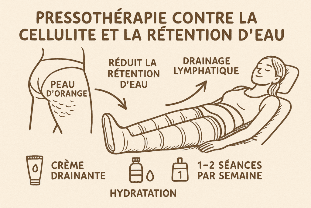 Pressothérapie contre la cellulite