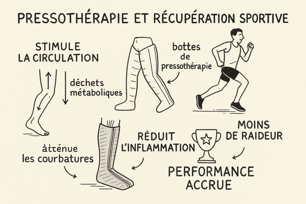 Pressothérapie et récupération sportive