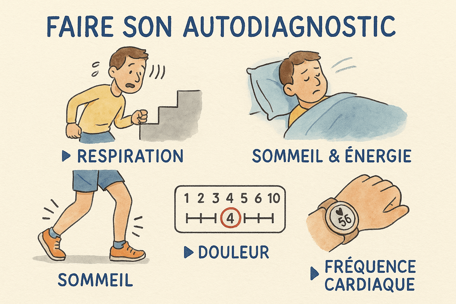 Reprendre la course à pied après auto diagnostic