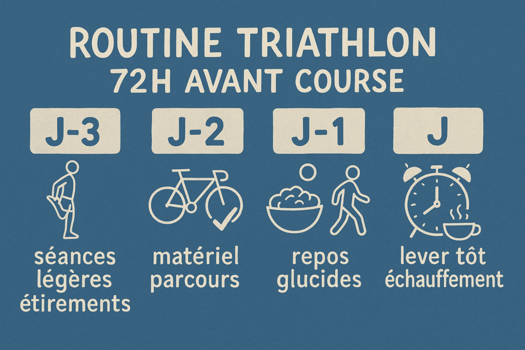 Routine avant triathlon M