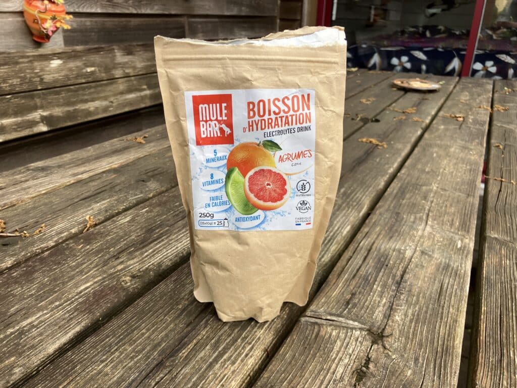 Test sur la boisson hydratation Mulebar
