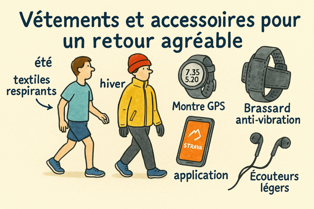 Vêtements pour reprise course à pied