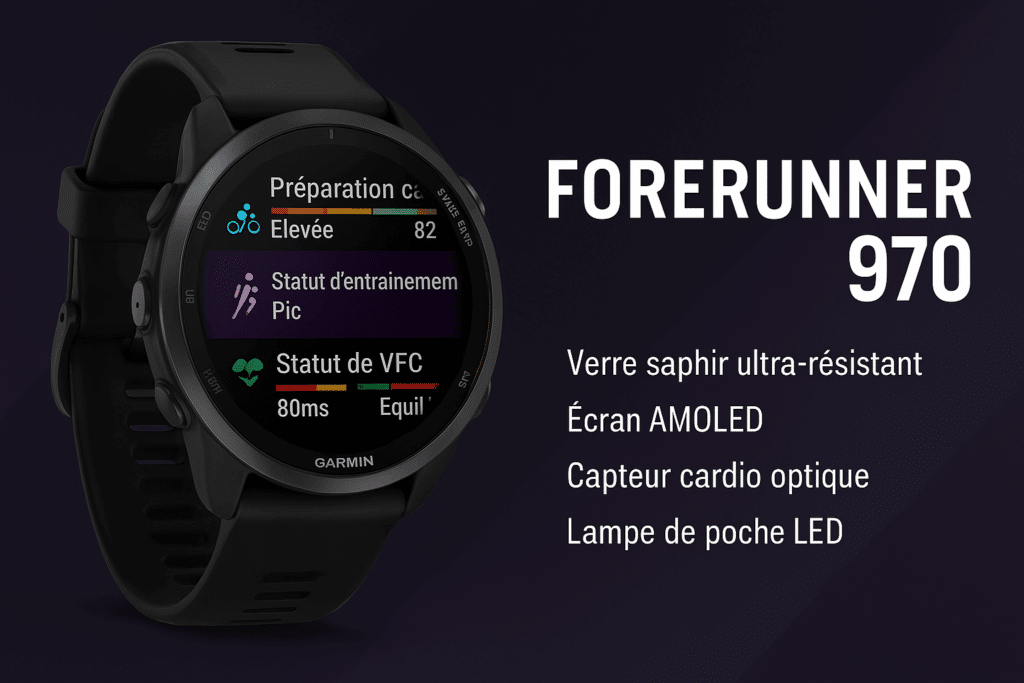 Atouts Garmin Forerunner 970
