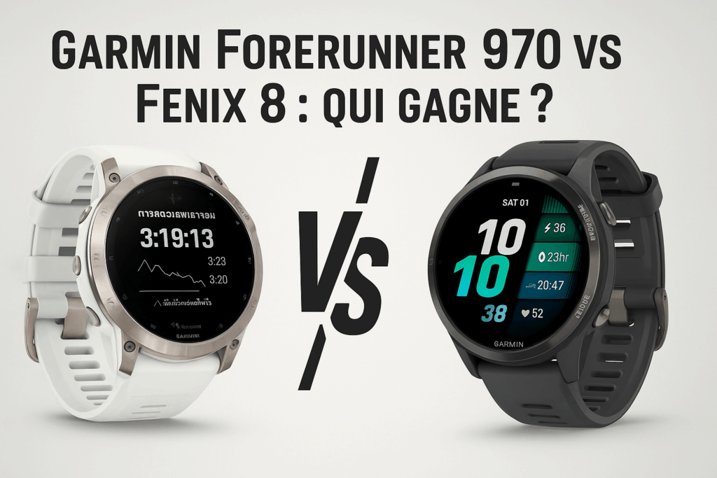 Avis Garmin Forerunner 970 ou Fenix 8