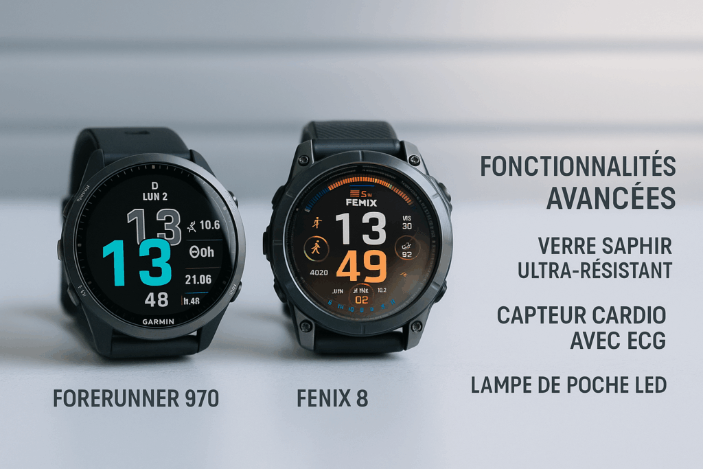 Garmin Forerunner 970 vs Fenix 8