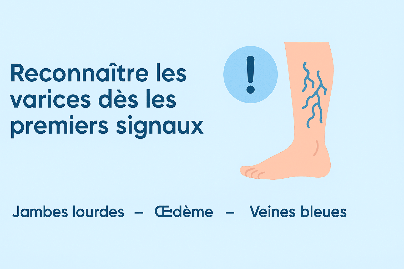 Reconnaître les varices en sport