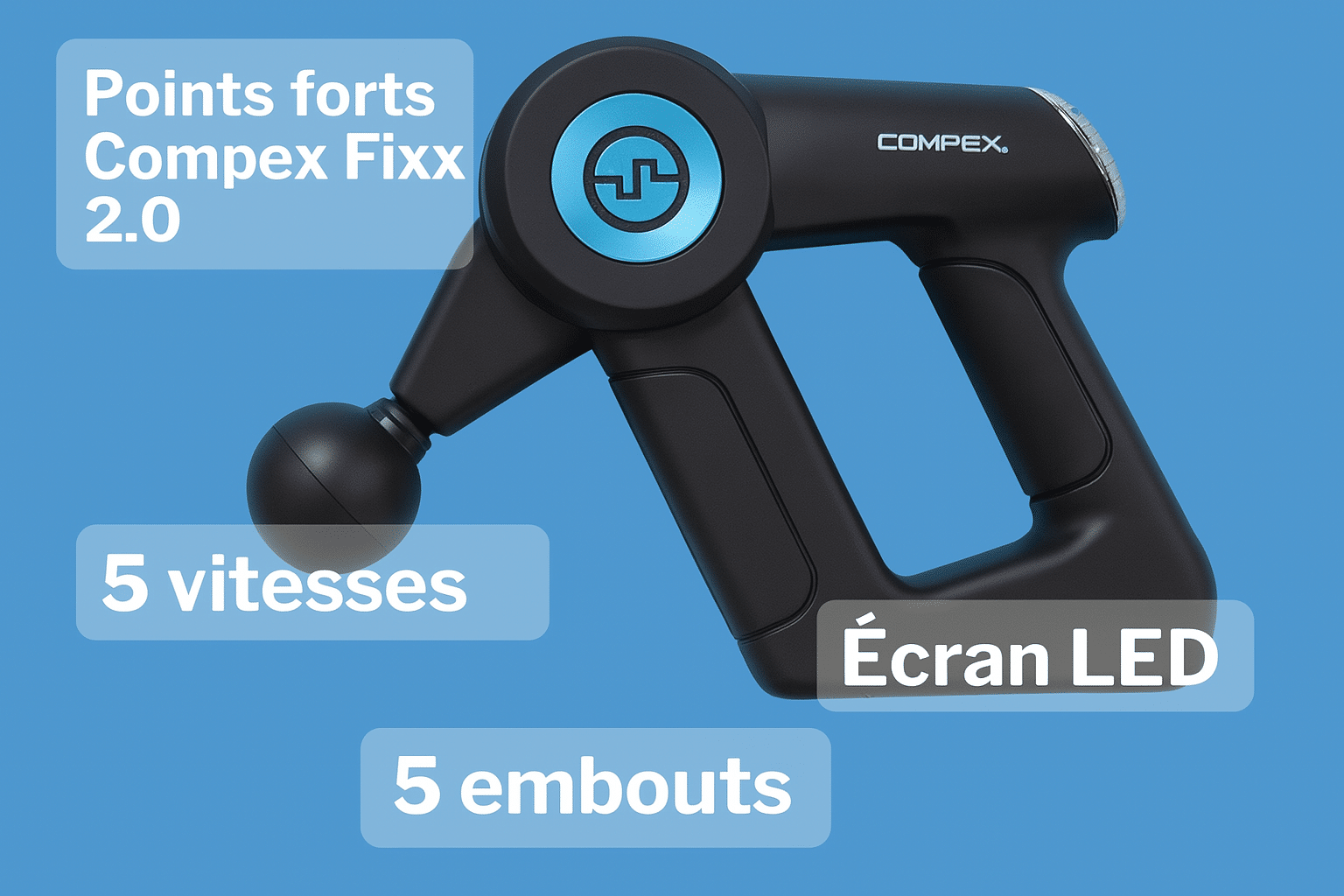 Test Compex Fixx 2.0 et ses points forts