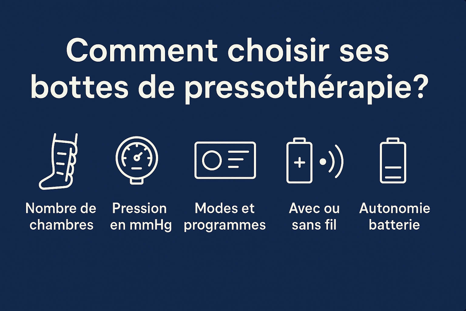 Comment choisir les meilleures bottes pressothérapie sport