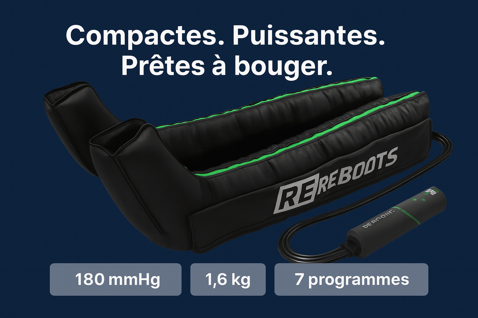 Les bottes Reboots en pressothérapie sport