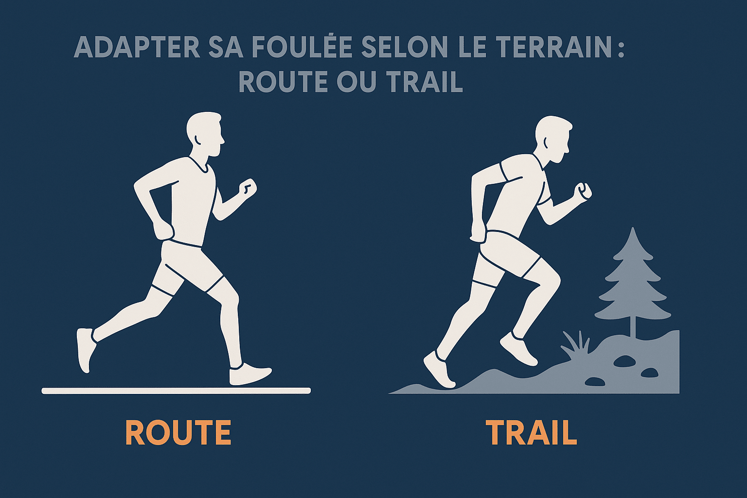 Adapter sa foulée route ou trail