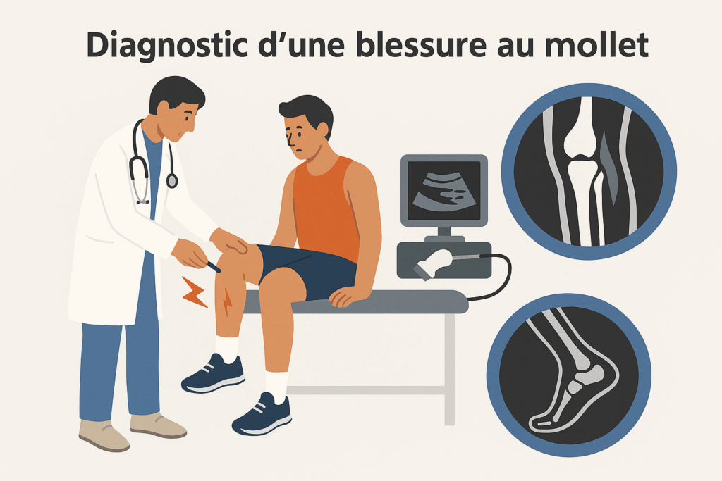 Diagnostic d’une blessure du mollet