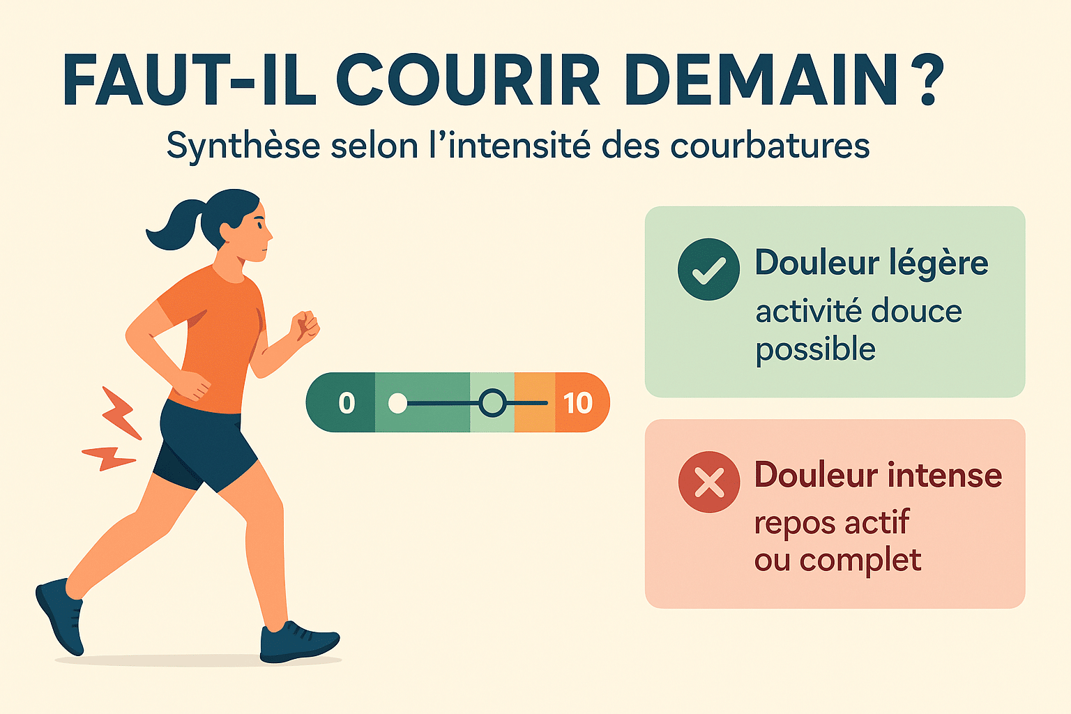 Synthèse - faut-il courir demain