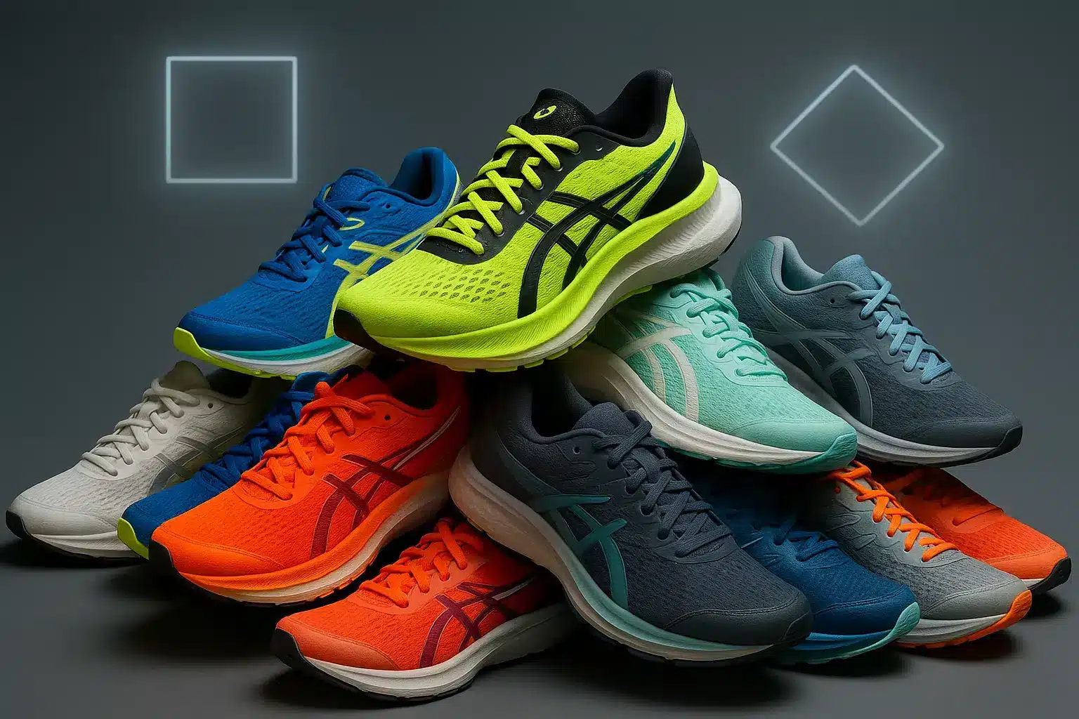 <strong>Pile dynamique de chaussures de running Asics</strong>