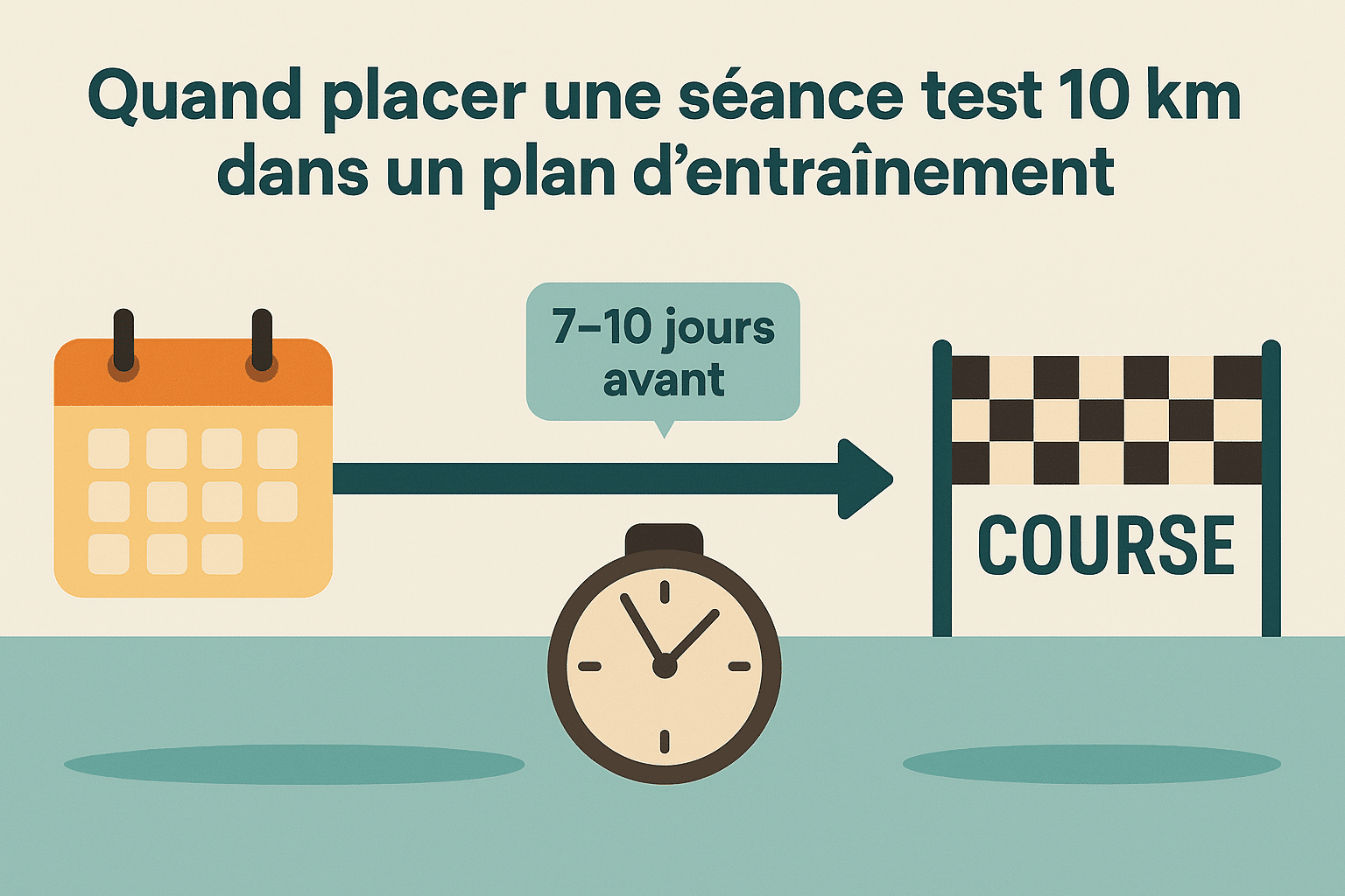 Quand faire une séance test 10 km
