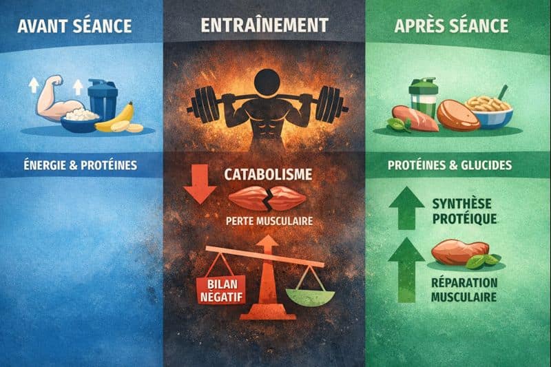 Avant/après séance pour limiter le catabolisme
