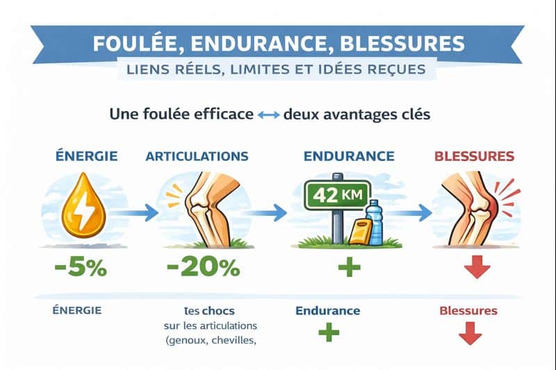 Bénéfices de la bonne foulée en course à pied