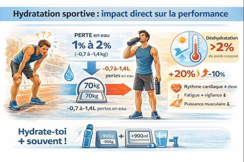 Hydratation sportive et performance