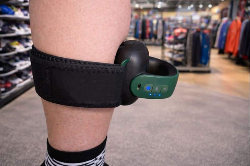 Jolt Thermo Pad sur mollet gauche